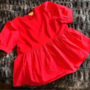 Anthropologie Maeve Peplum Top XL